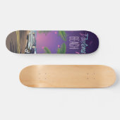 Daytona Beach Oude Auto Reisposter Skateboard (Horizontaal)