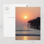 Daytona Beach Sunglow Pier Sunrise Briefkaart (Voorkant / Achterkant)