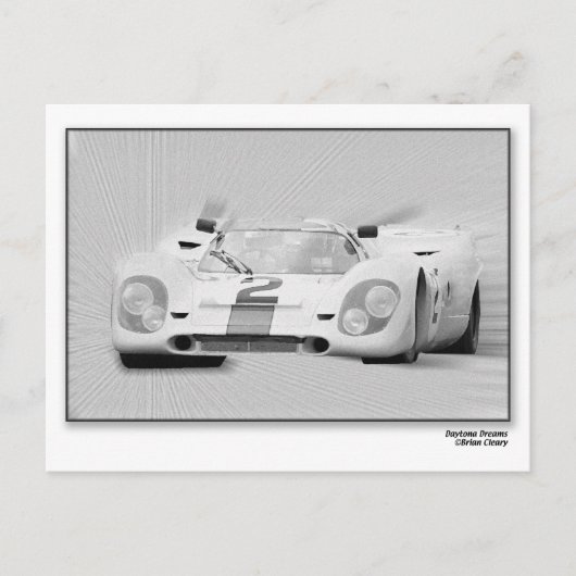 Daytona Dreams Briefkaart (Voorkant)