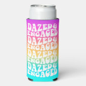 Dazed Engaged Disco Typografie Regenboog Gradiënt (Seltzer Achterkant)