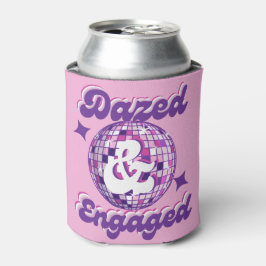 Dazed & Engaged Retro Disco Bachelorette Party Blikjeskoeler