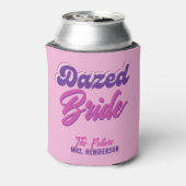 Dazed & Engaged Retro Disco Bachelorette Party Blikjeskoeler (Blikje Achterkant)