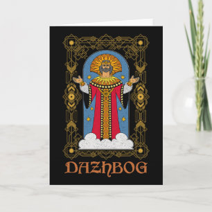 Dazjbog Oude Mythologische Slavische Paganisme Rus Kaart