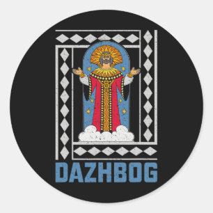 Dazjbog Oude Mythologische Slavische Paganisme Rus Ronde Sticker