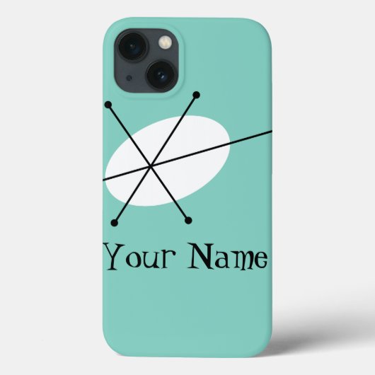 Dazzle Blue "Nom" coque ipad vertical (Verso)