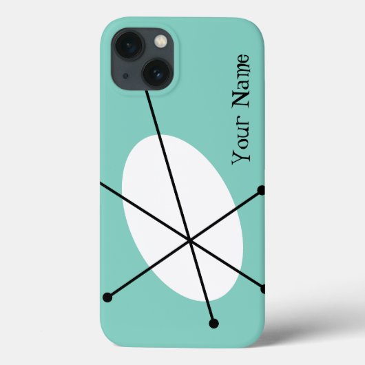 Dazzle Blue 'Your Name' iPad Mini coque (Verso)