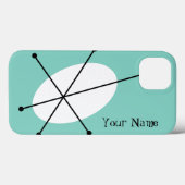 Dazzle Blue 'Your Name' iPad Mini coque (Verso (horizontal))