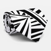 dazzle camouflage(black) stropdas (Opgerold)