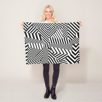 Dazzle Camouflage Fleece Deken