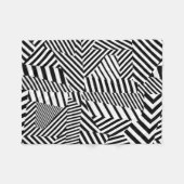 Dazzle Camouflage Fleece Deken (Voorkant (Horizontaal))