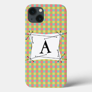 Dazzle Check 'Monogram' iPad Mini coque vertical