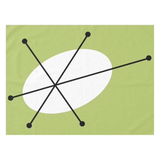 Dazzle Green tablecloth Tafelkleed (Voorkant (Horizontaal))