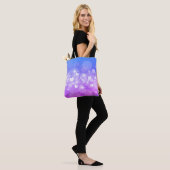 Dazzle Hearts en sterren op maat canvas tas (Op model)