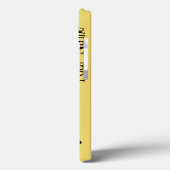 Dazzle Jaune 'Votre Nom' iPad Mini coque (Verso / Gauche)
