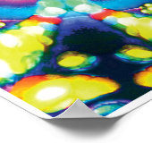 Dazzle Kinetic Collage Kaleidoscope Poster (Coin)