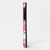 Dazzle Multi Roze 'Naam' iPhone case (Achterkant/links)