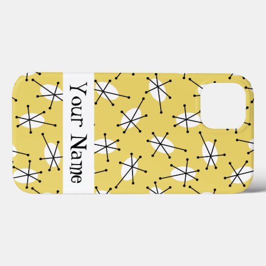 Dazzle Multi Yellow 'Name coque ipad (Verso (horizontal))
