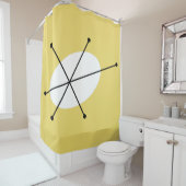 Dazzle rideau de douche jaune (En situation)