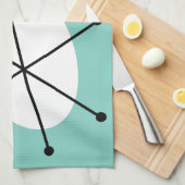 Dazzle serviette de cuisine bleu (Quart Plié)