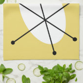 Dazzle Serviette de cuisine jaune (Plié)