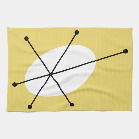 Dazzle Serviette de cuisine jaune (Horizontal)