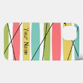 Dazzle Stripe 'Name' iPad case (Achterkant (horizontaal))