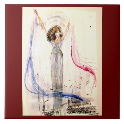 Dazzle. Tegeltje (Voorkant)