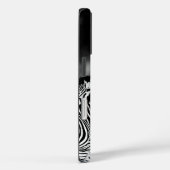 Dazzle van Zebra Monogram Case-Mate iPhone Case (Achterkant / Rechts)
