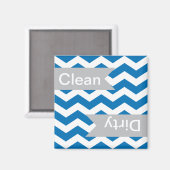 Dazzling Chevron Clean - Magnets de lave-vaisselle (Recto/Verso)
