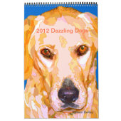 Dazzling Chiens Peintures 2012 Calendrier (Protection)