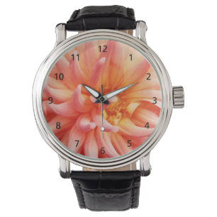 Dazzling Dahlia Flower Horloge