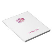 Dazzling Dahlia Personalized Notepad Notitieblok (Schuin)