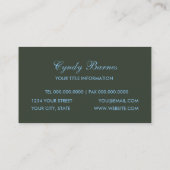 Dazzling Damask Visitekaartje (Achterkant)