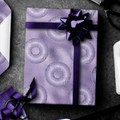 Dazzling Donuts | Paars lavender Sparkly Pattern Cadeaupapier