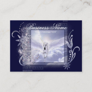 Dazzling Flying Unicorn Chubby Visitekaartjes