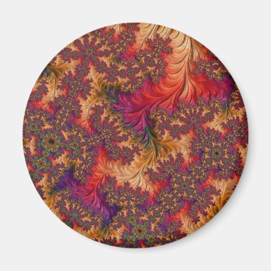 Dazzling Fractal Magneet (Voorkant)