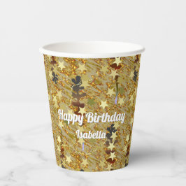 Dazzling Glitzy Sparkle Any Age Birthday Party Papieren Bekers