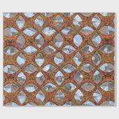 Dazzling Ice Chips Elegant Holiday Cadeaupapier (Vlak)