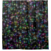 Dazzling Multicolor Stars Douchegordijn (Voorkant)
