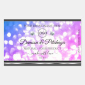 Dazzling Parties scintillant bleu rose Étiquettes (Devant)