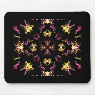 Dazzling Pink en Yellow Mandala Muismat