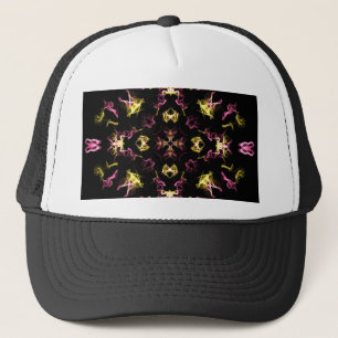 Dazzling Pink en Yellow Mandala Trucker Pet