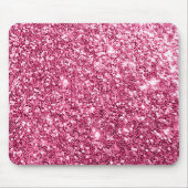 Dazzling Pink Glitter Muismat (Voorkant)