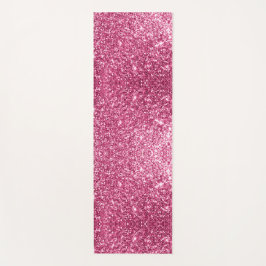 Dazzling Pink Glitter Yoga Mat