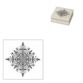 Dazzling Snowflake Winter Holiday Craft Stamp Rubberstempel (Gestempeld)