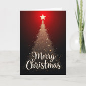 Dazzling Sparkle Tree Christmas card Kaart (Voorkant)