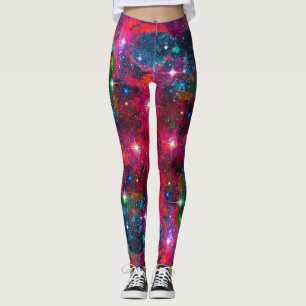 Dazzling Star Field All Over Print Leggings