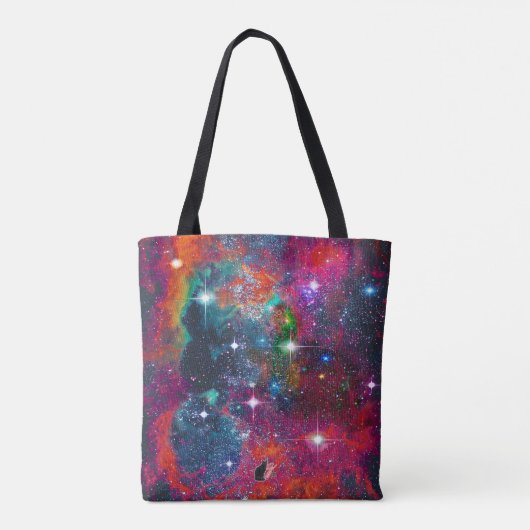 Dazzling Star Field Canvas tas (Achterkant)