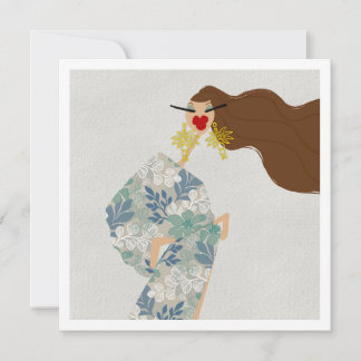 Dazzling Style Glam Fashion Art Card Kaart