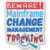 DB2 Change Management in Mainframe Programmeren Sticker (Voorkant)